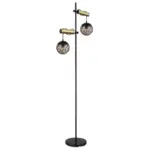 Möbelix Stehlampe 15659s Grau, Schwarz 15659s