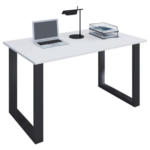 Möbelix Schreibtisch Lona Schwarz/Weiß B: 50 cm