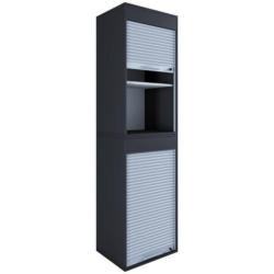 Aktenschrank Aktos Xl Schwarz/grau B: 50 Cm