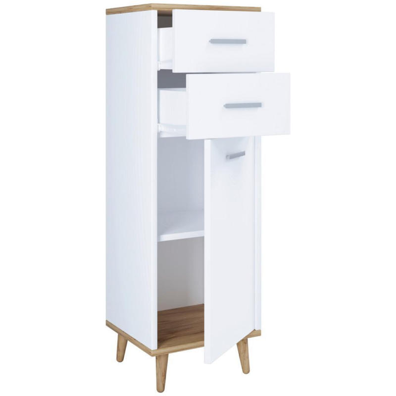 Midischrank Bad Landos BxH 32x97 cm Weiß