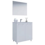 Möbelix Badezimmer Gilos 3-Teilig Weiß B: 60 cm