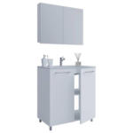 Möbelix Badezimmer Gilos 3-Teilig Weiß B: 60 cm