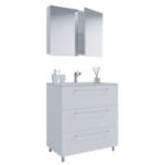 Möbelix Badezimmer Schubo 3-Teilig Weiß B: 60 cm