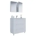 Möbelix Badezimmer Schubo 3-Teilig Weiß B: 60 cm