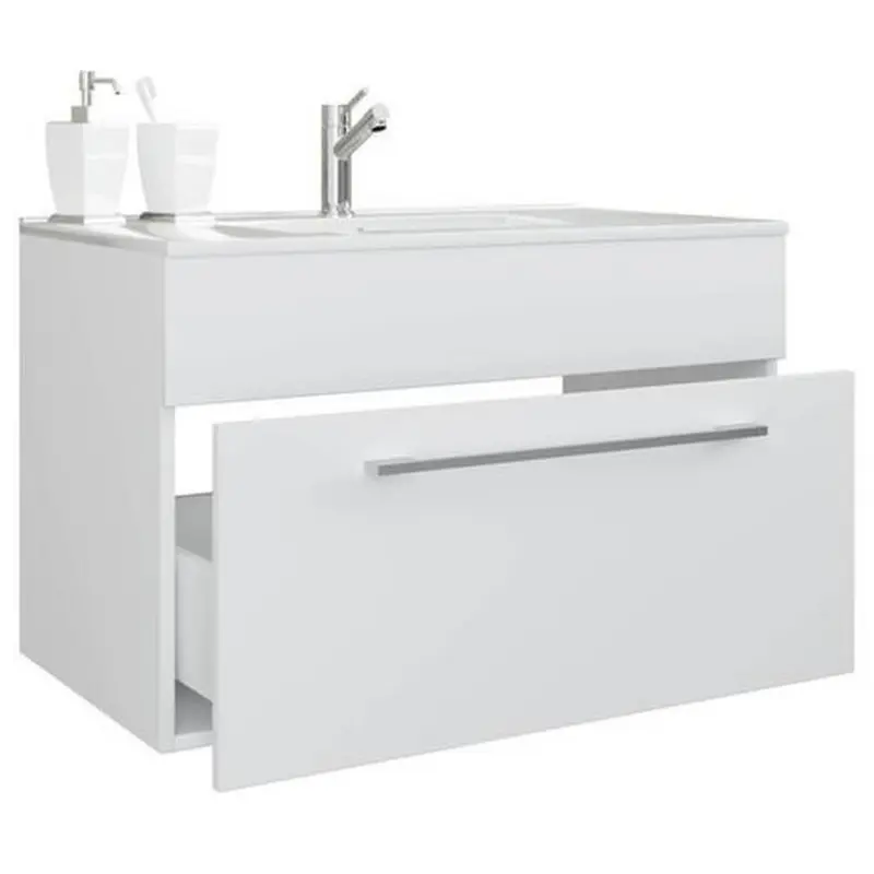 Waschtischkombi Badinos Weiß B: 60 Cm