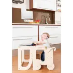Möbelix Kombihochstuhl Trolley Step Stool Lackiert