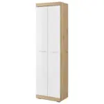 Möbelix Garderobenschrank Nola Eiche Artisan/weiß B: 55 Cm