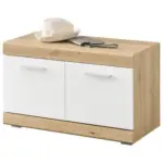 Möbelix Garderobenbank Nola Eiche Artisan/weiß B: 80 Cm