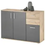 Möbelix Kommode 120 Cm Bc 1040 Eichefarben/grau