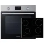 Möbelix Einbaubackofen-set B: 59,5 Cm Elektro-Glaskeramik/ Autark
