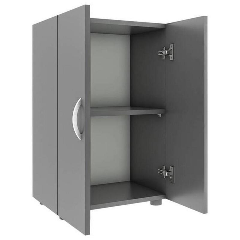 Aktenschrank Ulas 2 Anthrazit B: 49 cm