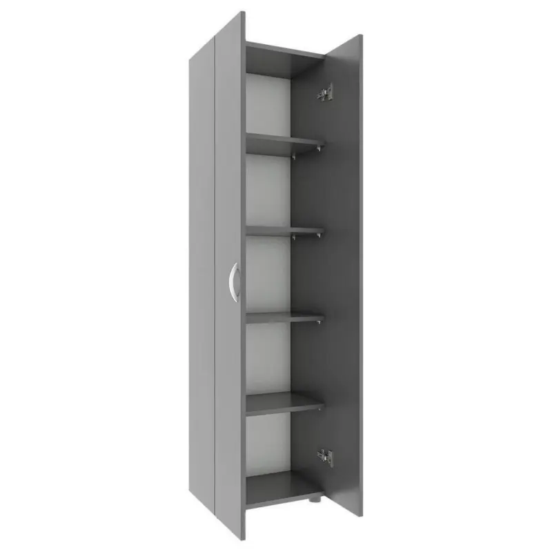 Aktenschrank Ulas 5 Holzwerkstoff Anthrazit B:49cm