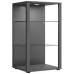 Möbelix Vitrine Glasol Xxl B: 52 Cm Stehend Anthrazit