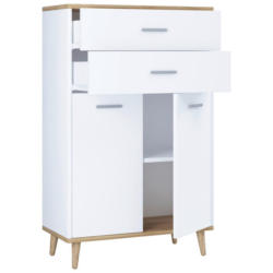 Highboard Lindas Weiß B: 60 cm