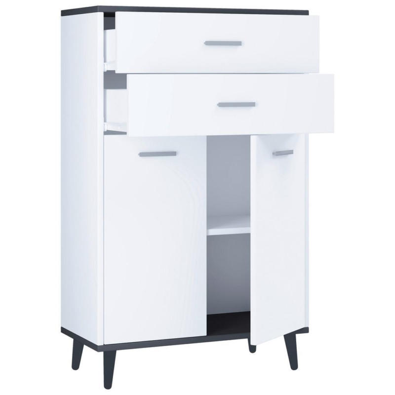 Highboard Lindas Weiß B: 60 Cm