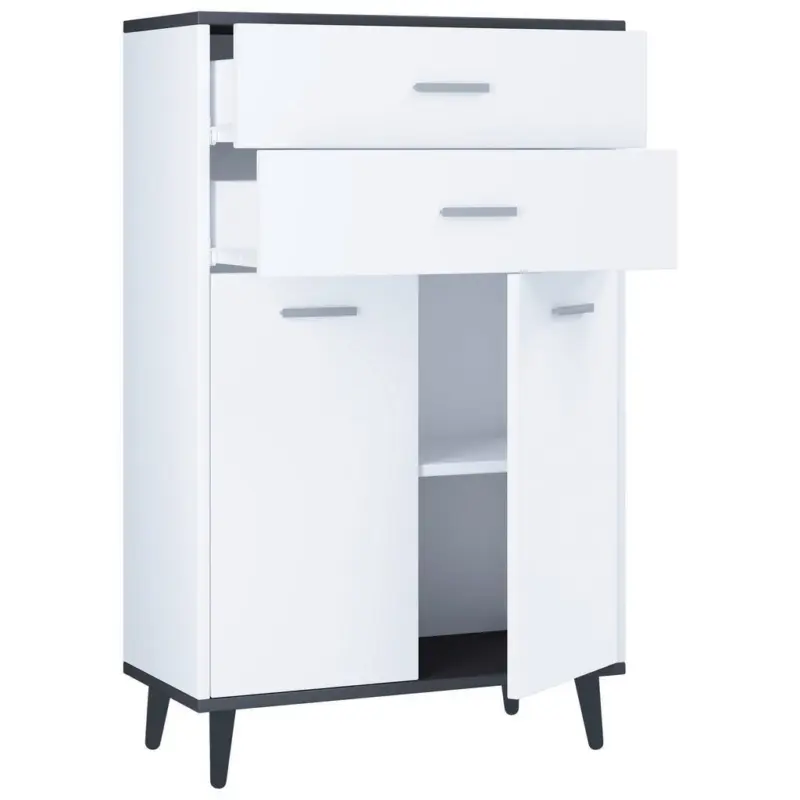 Highboard Lindas Weiß B: 60 Cm