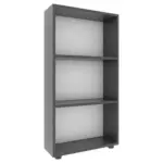 M&ouml;belix Regal Bulas B: 56 Cm Anthrazit