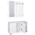 Möbelix Garderobe Gados 2-teilig Weiß