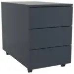 M&ouml;belix Rollcontainer Anthrazit Dalosa 39x55x70 cm