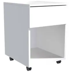 Rollcontainer Weiß Dalrosa 39x55x45 cm