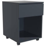 Möbelix Rollcontainer Anthrazit Dalrosa 39x55x45 cm