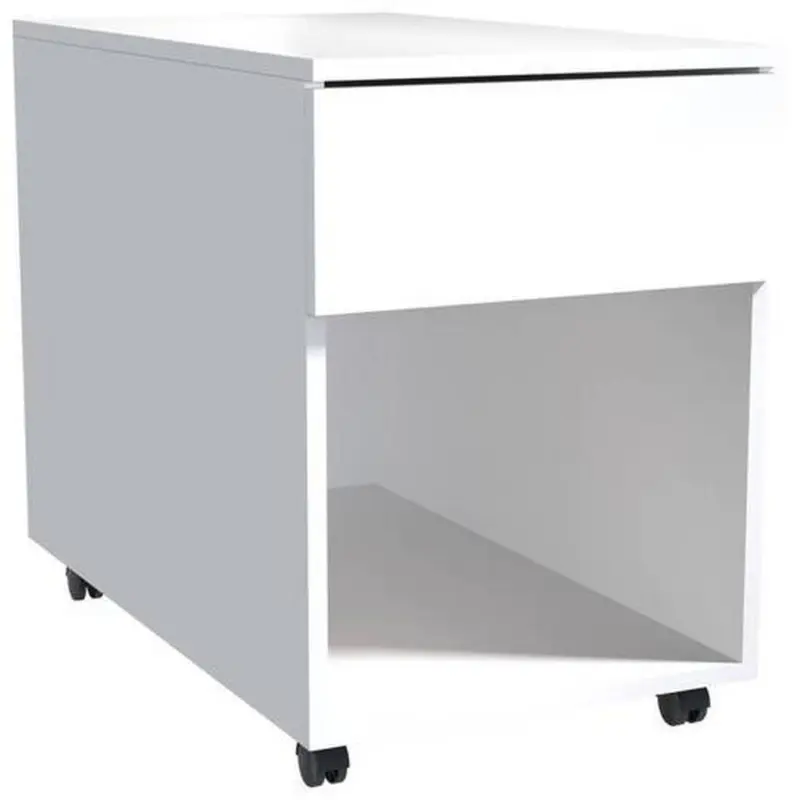 Rollcontainer Weiß Dalrosa 39x55x70 cm