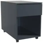 M&ouml;belix Rollcontainer Anthrazit Dalrosa 39x55x70 cm