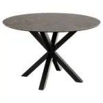 Möbelix Esstisch Rund Heaven 119x75,5 Cm Schwarz