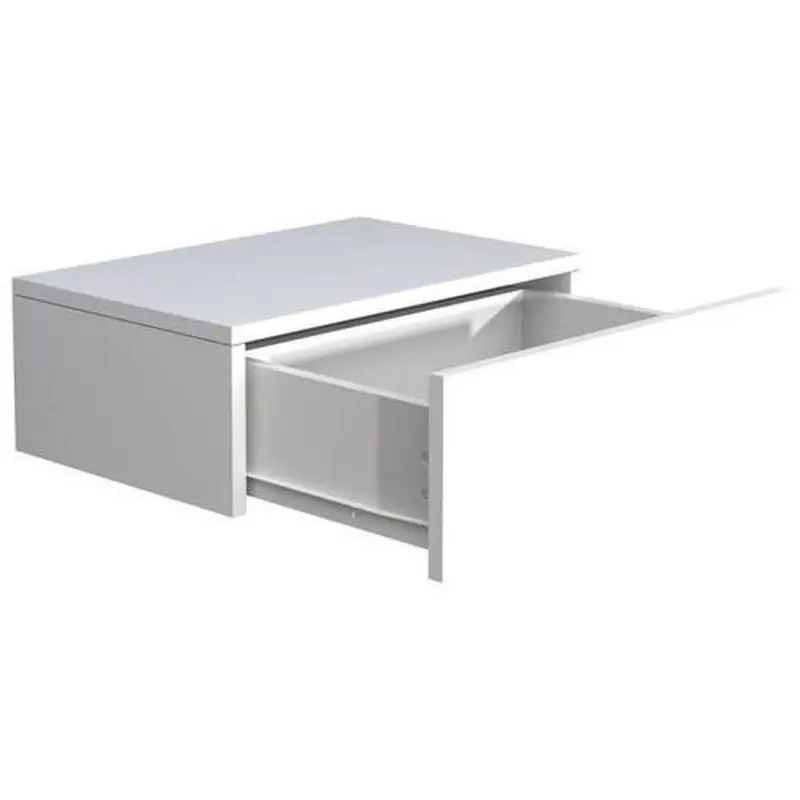 Nachtkästchen Usal M B: 45 Cm Weiß