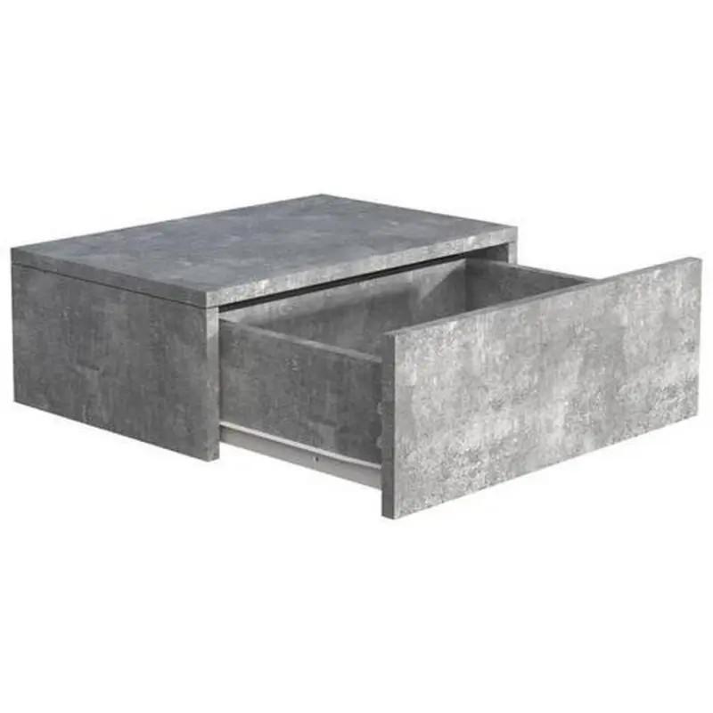 Nachtkästchen Usal M B: 45 Cm Grau