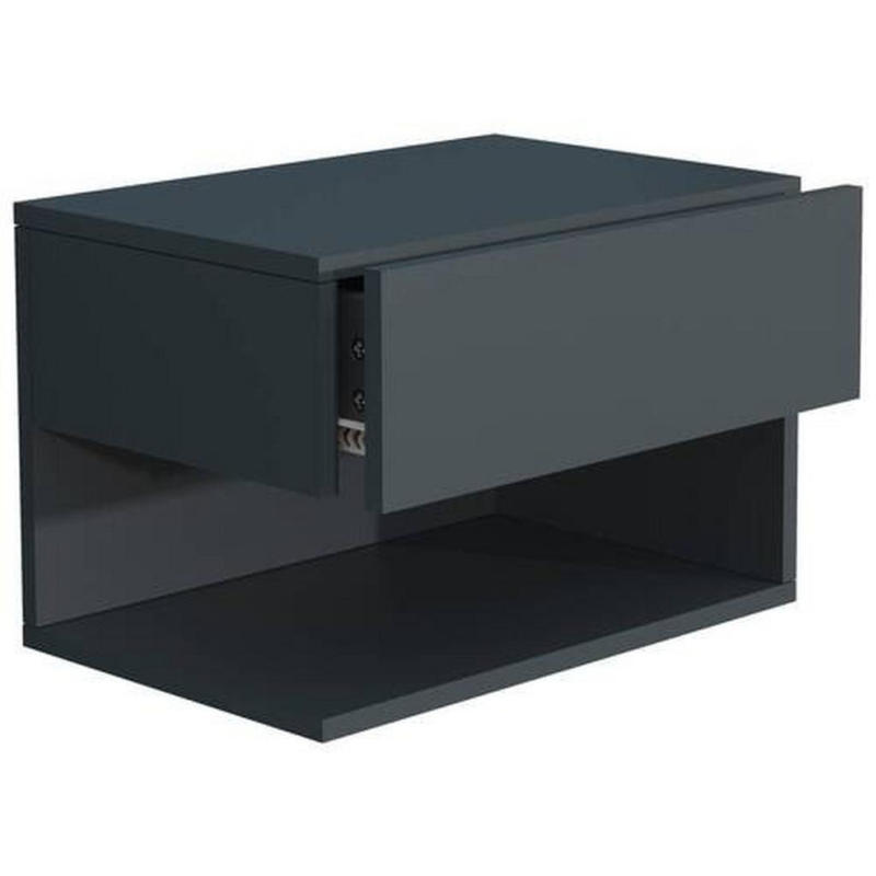 Nachtkästchen Usal Xl B: 45 Cm Anthrazit