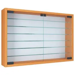 Hängevitrine Mandosa Xl B: 60 Cm Buchefarben