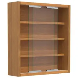 Hängevitrine Agisa S B: 37 Cm Buchefarben