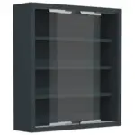 Möbelix Hängevitrine Agisa S B: 37 Cm Anthrazit