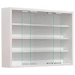 M&ouml;belix H&auml;ngevitrine Agisa M B: 57 Cm Wei&szlig;