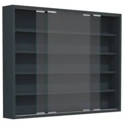 H&auml;ngevitrine Agisa L B: 77 Cm Anthrazit