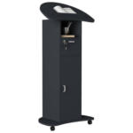 Möbelix Stehpult Redola L B: 56 cm Anthrazit mit Stauraum