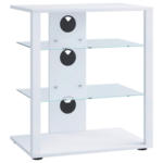 Möbelix Tv-rack Folas B: 60 Cm Weiß Mit Kabeldurchlass