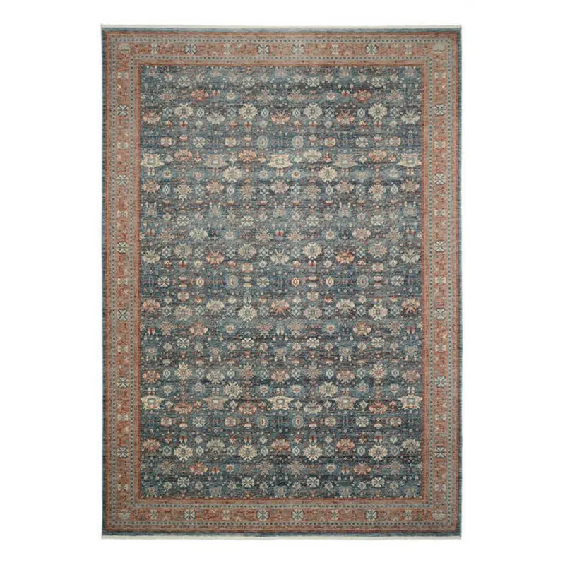 Vintage-teppich Picardie Blau, Terracotta 120/170 cm