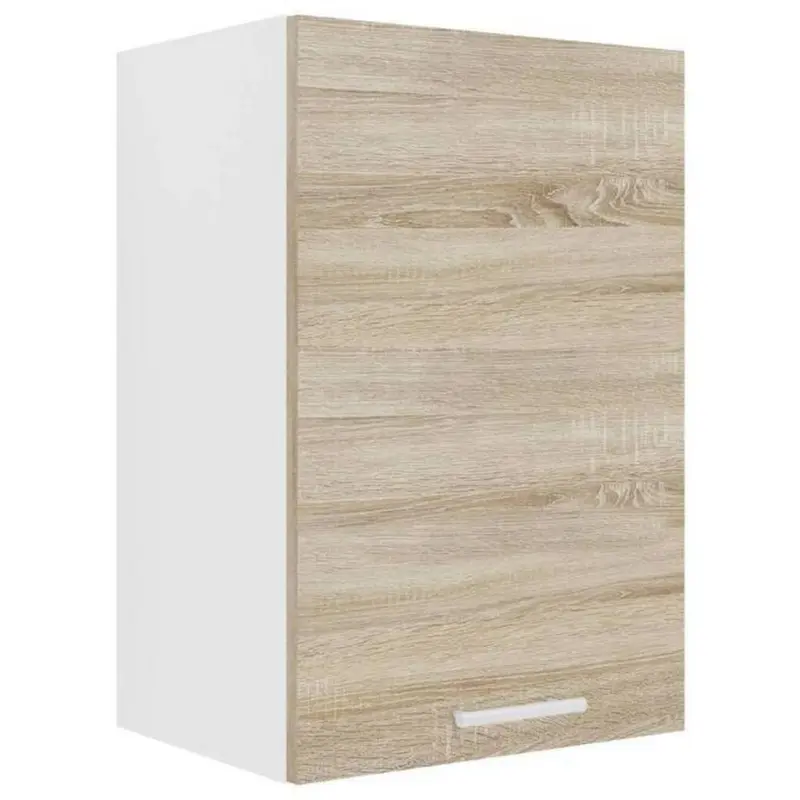 Küchenoberschrank Esilo B: 40 Cm Weiß/eiche Dekor