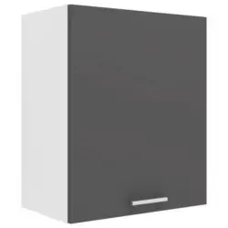 Küchenoberschrank Esilo B: 50 Cm Anthrazit/weiß