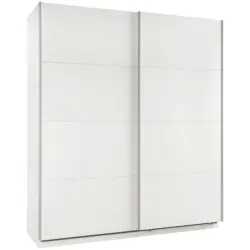 Schwebetürenschrank B: 182cm Ondega Weiß