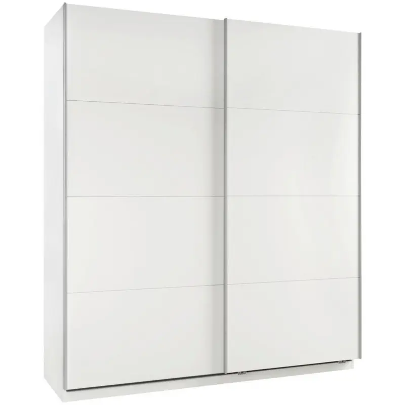 Schwebetürenschrank B: 182cm Ondega Weiß