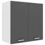 Möbelix Küchenoberschrank Esilo B: 60 Cm Anthrazit/weiß