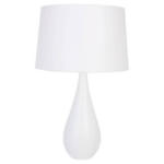 Möbelix Tischleuchte 4112209 Vase - Weiß