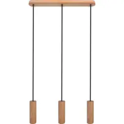 Hängeleuchte 8520344 Madera 3/eiche/schwarz