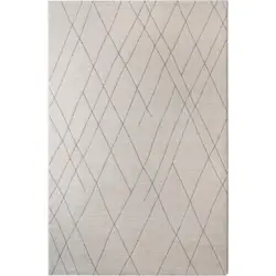 Webteppich Creme/Beige Rita 80x150 cm