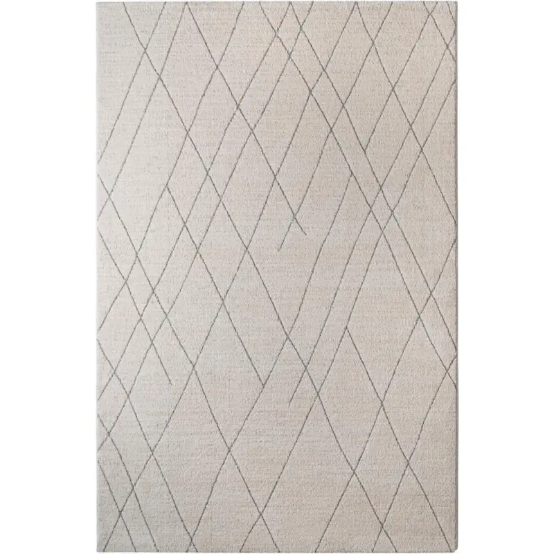 Webteppich Creme/Beige Rita 80x150 cm