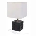 Möbelix Tischleuchte 4113443 Rubi- Schwarz