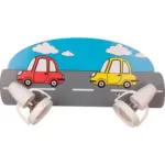 Möbelix Kinderwandleuchte 5223208 Autos 2-Fl